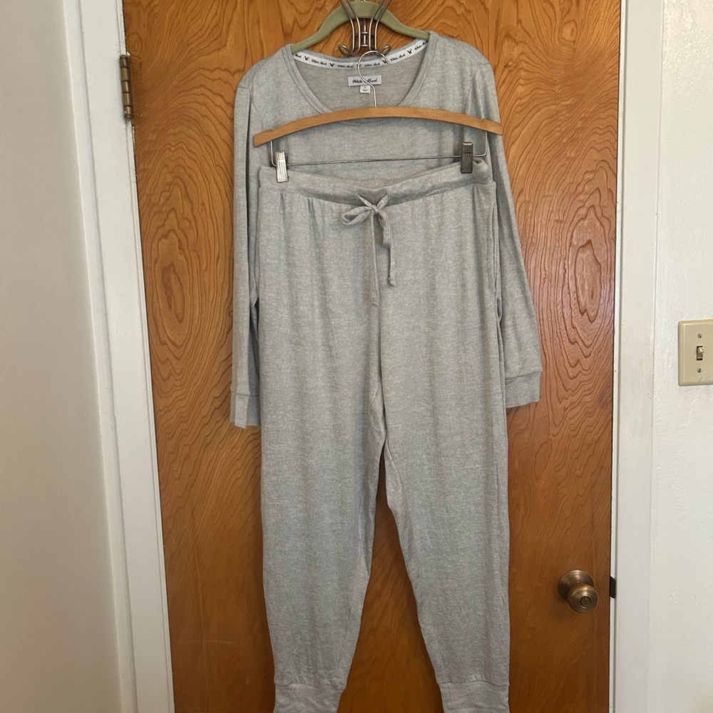 Gray Loungewear Set, Women's L